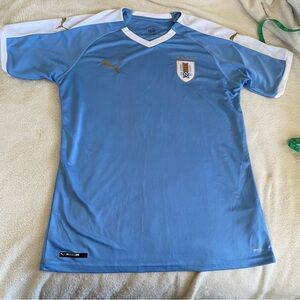 Puma Uruguay Copa America 2019 Home Futbol Jersey Mens Size M La Celeste